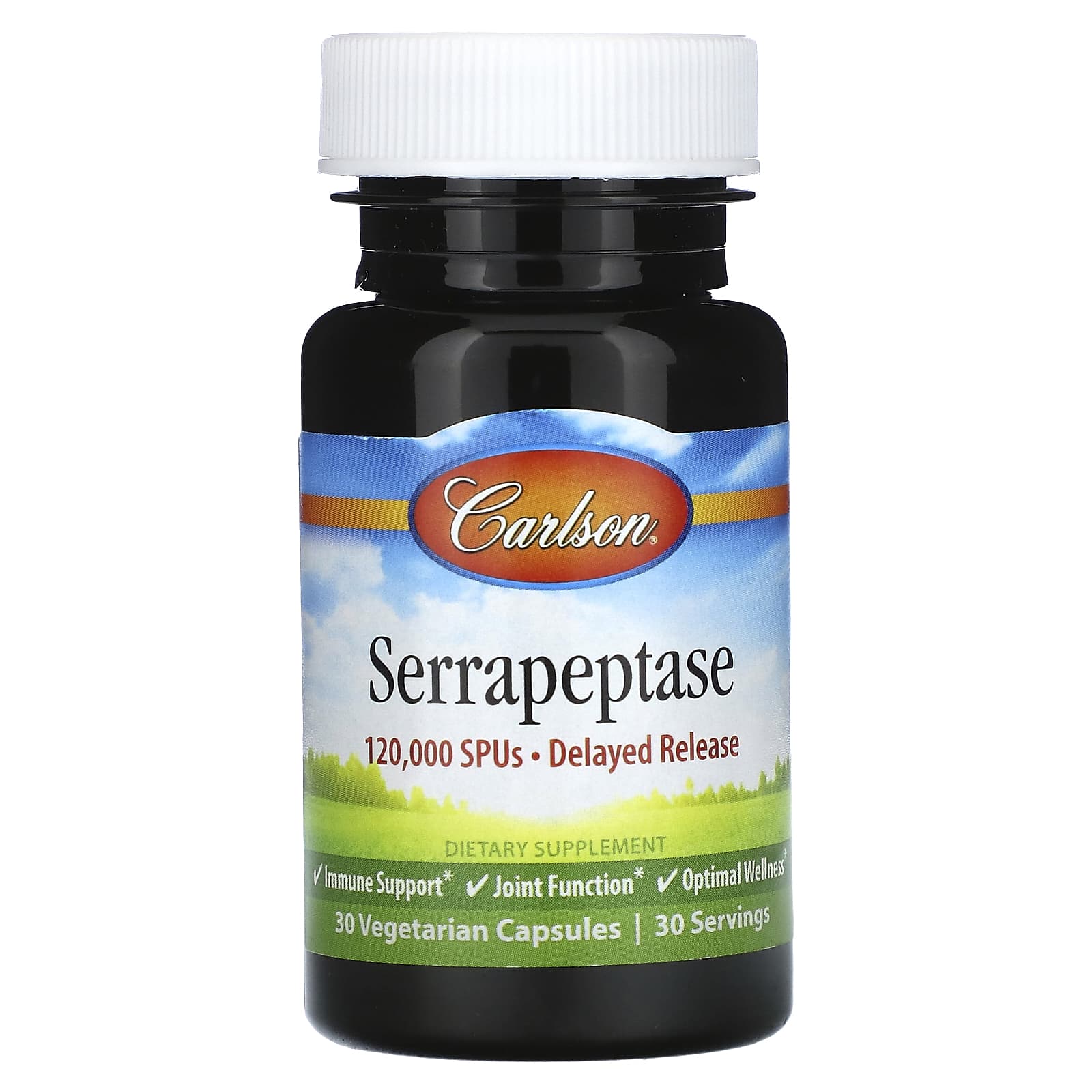 Carlson Labs, Serrapeptas, 30 Capsules UPC 088395662102 | HiLife Vitamins